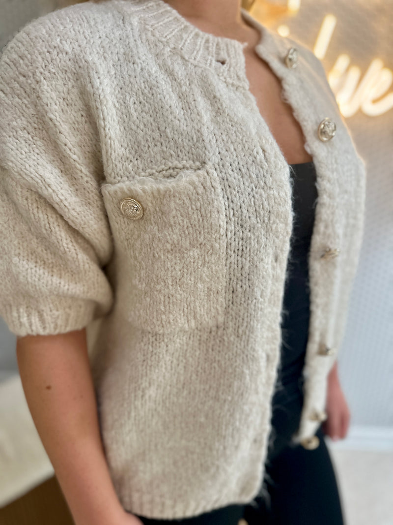 WHITE SWAN CARDIGAN