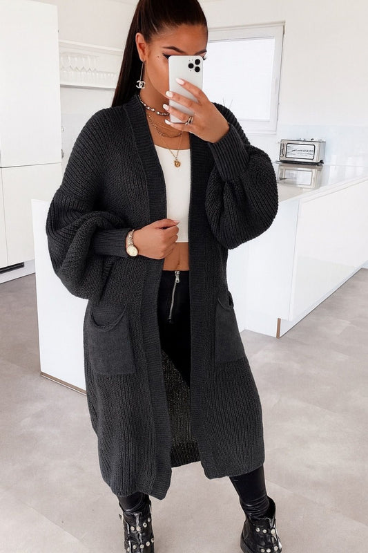 LONGLINE COZY CARDI