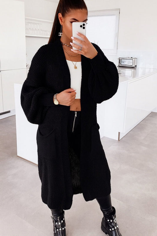 LONGLINE COZY CARDI