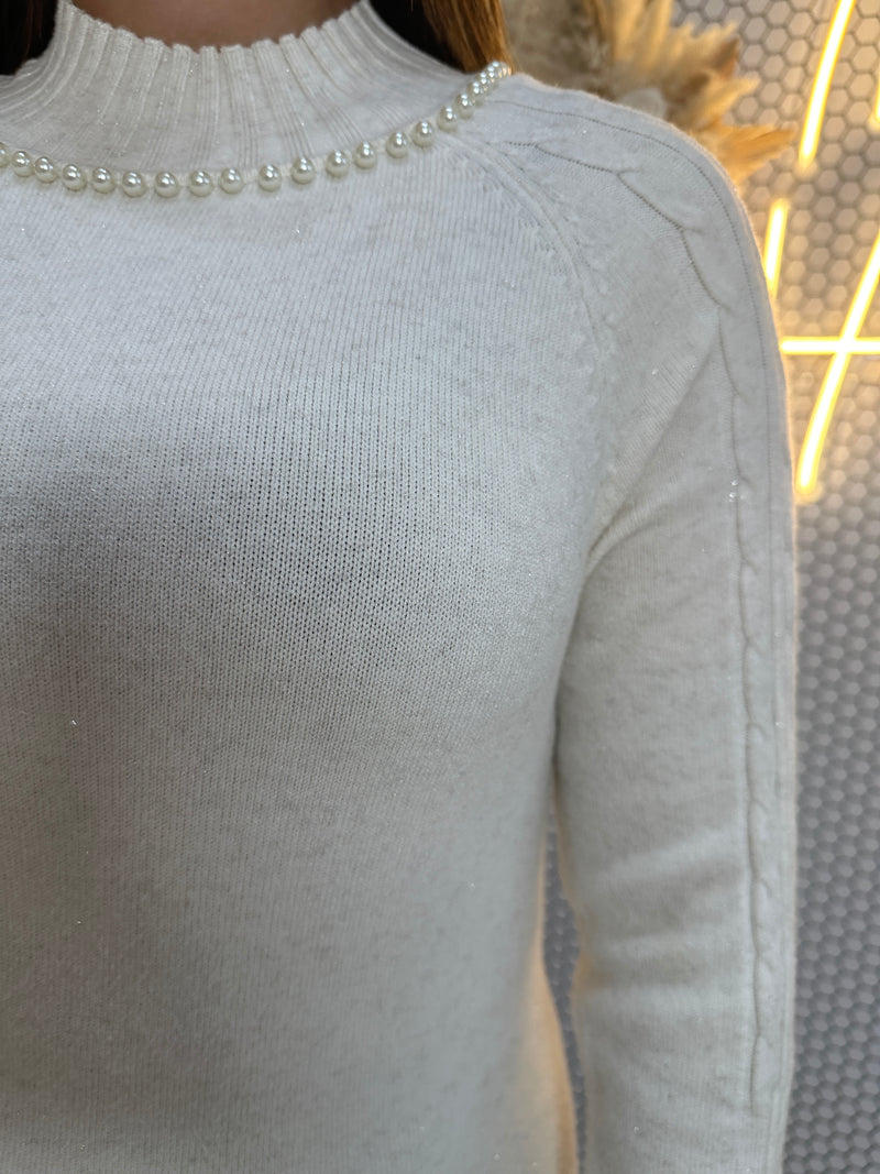 PEARL NECKLACE JUMPER